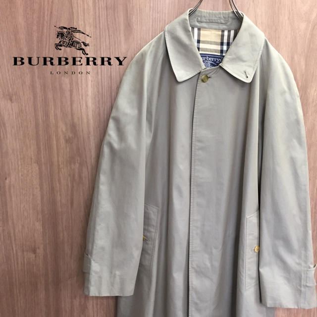 【激レア】バーバリーズ Burberrys ☆ノバチェック ステンカラーコート | フリマアプリ ラクマ