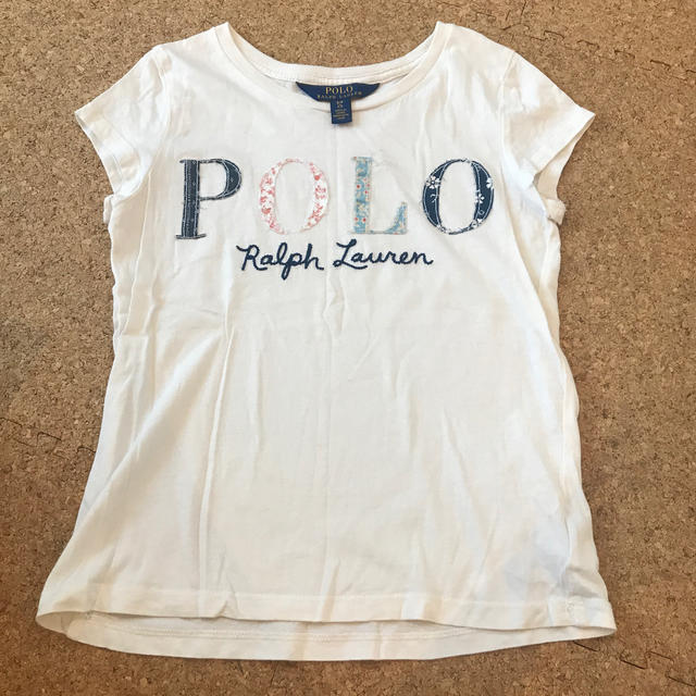 POLO RALPH LAUREN(ポロラルフローレン)のPOLO RALPH LAUREN☆Ｔシャツ　サイズ７ キッズ/ベビー/マタニティのキッズ服女の子用(90cm~)(Tシャツ/カットソー)の商品写真