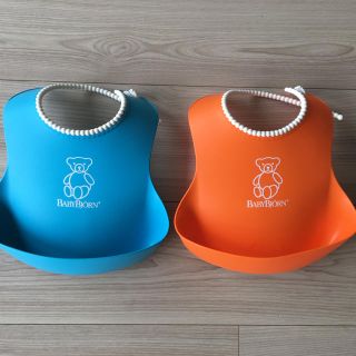 ベビービョルン(BABYBJORN)のベビービョルン ソフトスタイ  2点セット(お食事エプロン)