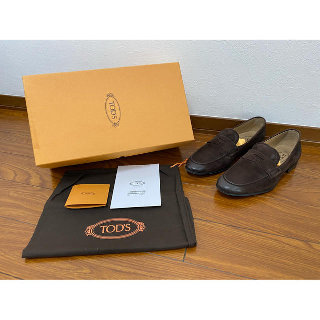 トッズ ローファー スエード 5 茶 TOD'S 国内正規品 全品送料無料 www ...