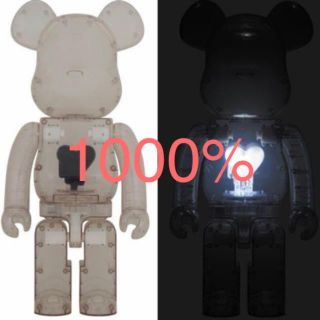 メディコムトイ(MEDICOM TOY)のBE@RBRICK EMOTIONALLY Black Heart 1000%(その他)