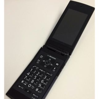 エヌティティドコモ(NTTdocomo)のdocomo F-08B アッシュブラック(携帯電話本体)
