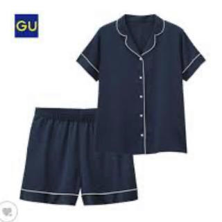 ジーユー(GU)のgu サテンパジャマ　半袖(パジャマ)