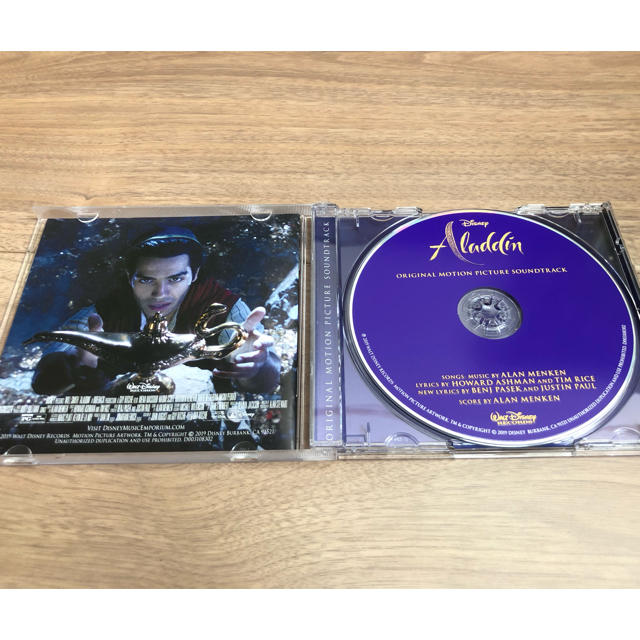 Disney(ディズニー)のアラジン オリジナル・サウンドトラック＜英語盤＞ エンタメ/ホビーのCD(映画音楽)の商品写真