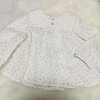 ザラキッズ(ZARA KIDS)の【RYO様専用】ZARA 星柄ブラウス&レースカットソー(ブラウス)