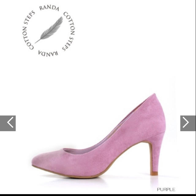 RANDA(ランダ)の走れる美脚見えパンプス　パープル レディースの靴/シューズ(ハイヒール/パンプス)の商品写真