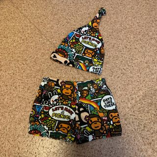 アベイシングエイプ(A BATHING APE)のエイプ　ベビー服　フリーサイズ(パンツ)