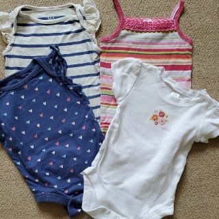 ベビーギャップ(babyGAP)の値下げ★まとめ売り　女の子 ロンパース babygapサイズ60(ロンパース)