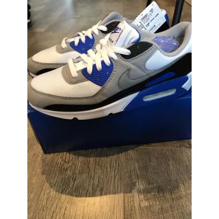 ナイキ(NIKE)のエアマックス90 AIR MAX 90 Hyper Royal Grey(スニーカー)