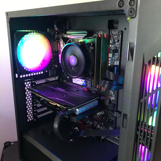 自作PC(Ryzen5 3500,RX5500XT,16GB,Win10Pro)