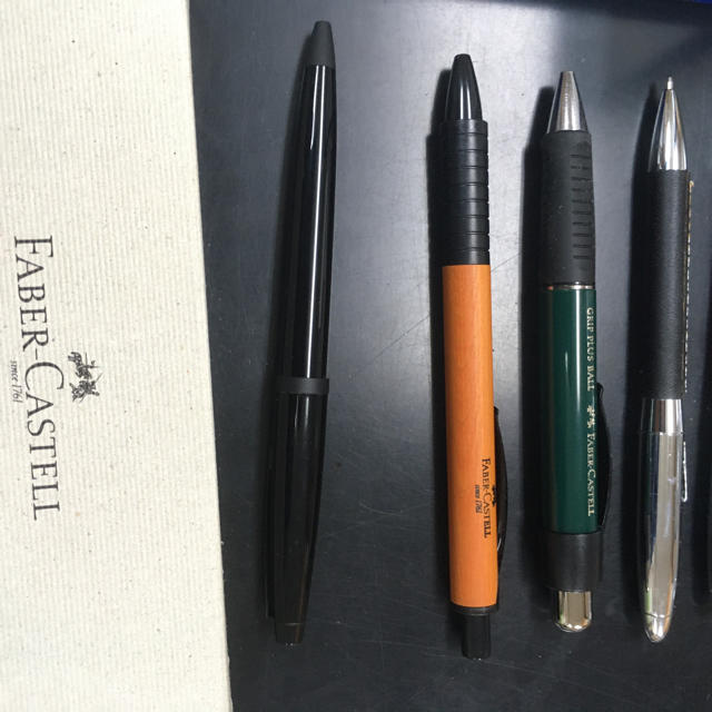 FABER-CASTELL(ファーバーカステル)のクロス1本　ファーバーカステル2本　その他ボールペンセット！ インテリア/住まい/日用品の文房具(ペン/マーカー)の商品写真