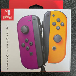 ニンテンドースイッチ(Nintendo Switch)のSwitch Joy-Con ネオンパープル ネオンオレンジ(その他)