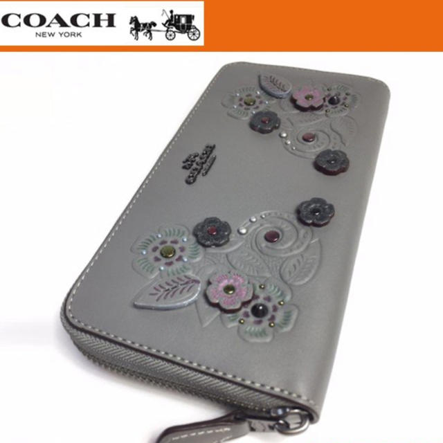 COACH(コーチ)のゆずみかん様専用 COACH アコーディオン ウォレット 長財布 レディースのファッション小物(財布)の商品写真