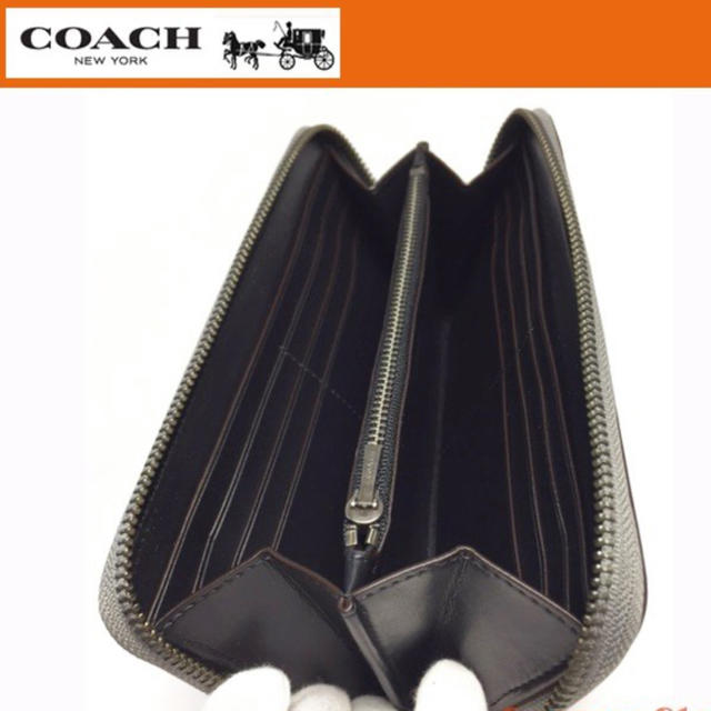 COACH(コーチ)のゆずみかん様専用 COACH アコーディオン ウォレット 長財布 レディースのファッション小物(財布)の商品写真