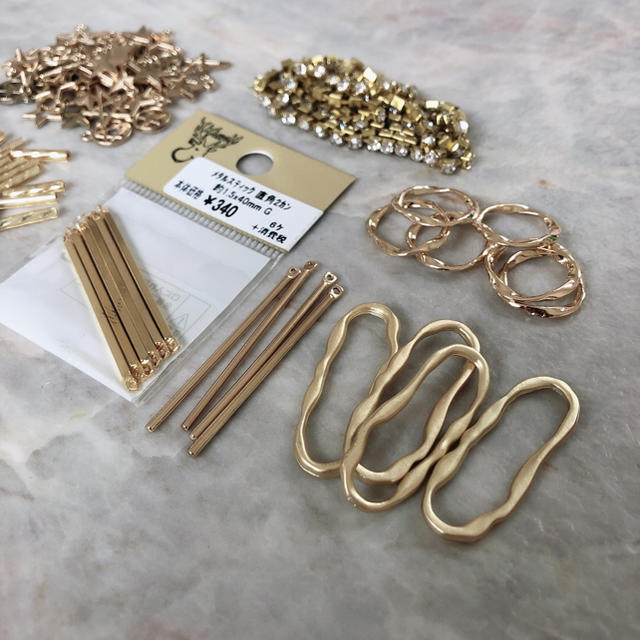 貴和製作所(キワセイサクジョ)のゴールドパーツセット ハンドメイドの素材/材料(各種パーツ)の商品写真