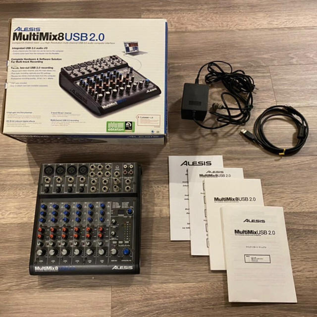 ALESIS MultiMix8 USB インターフェース ミキサー 動作品