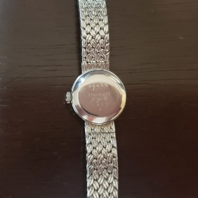 agete(アガット)の再値下げ アガット 4Pダイヤ腕時計ラウンドフェイス ジュエリーウォッチ レディースのファッション小物(腕時計)の商品写真