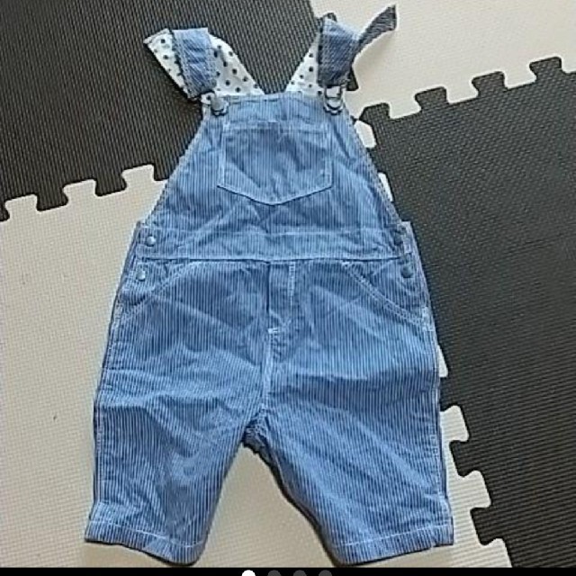 PETIT BATEAU(プチバトー)のオーバーオール キッズ/ベビー/マタニティのキッズ服男の子用(90cm~)(パンツ/スパッツ)の商品写真