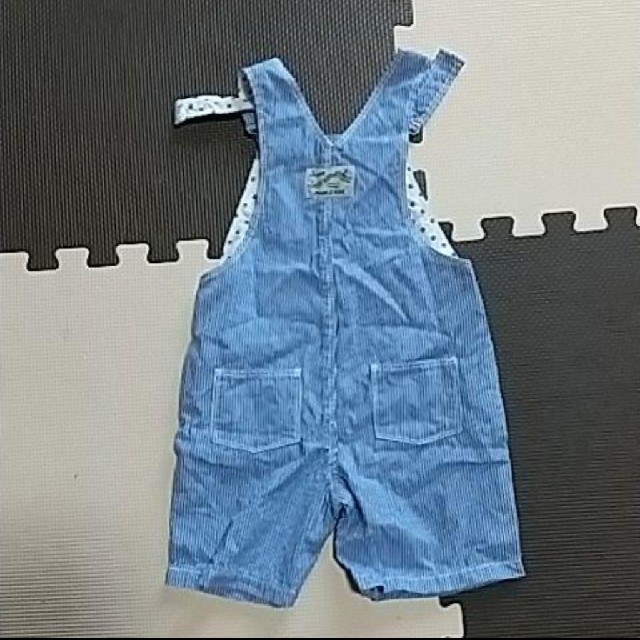 PETIT BATEAU(プチバトー)のオーバーオール キッズ/ベビー/マタニティのキッズ服男の子用(90cm~)(パンツ/スパッツ)の商品写真