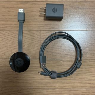 マイクロソフト(Microsoft)のChromecast 中古　クロームキャスト(映像用ケーブル)