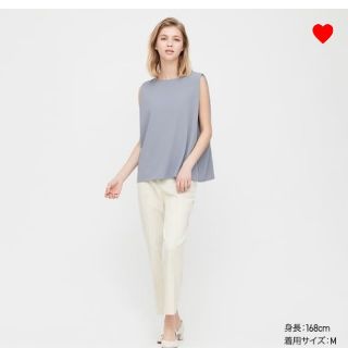 ユニクロ(UNIQLO)のユニクロクレ－プジャ－ジ－Tシャツ(Tシャツ(半袖/袖なし))