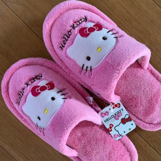 サンリオ(サンリオ)の★キティ様お取り置き中★  キィティ スリッパ Ｓanrio 新品未使用(スリッパ/ルームシューズ)