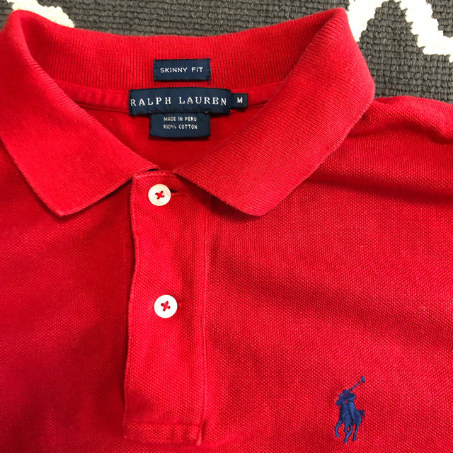 Ralph Lauren(ラルフローレン)のラルフローレン 赤 レディースのトップス(ポロシャツ)の商品写真