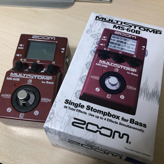 Zoom(ズーム)のZOOM MULTISTOMP MS-60B 楽器のベース(ベースエフェクター)の商品写真