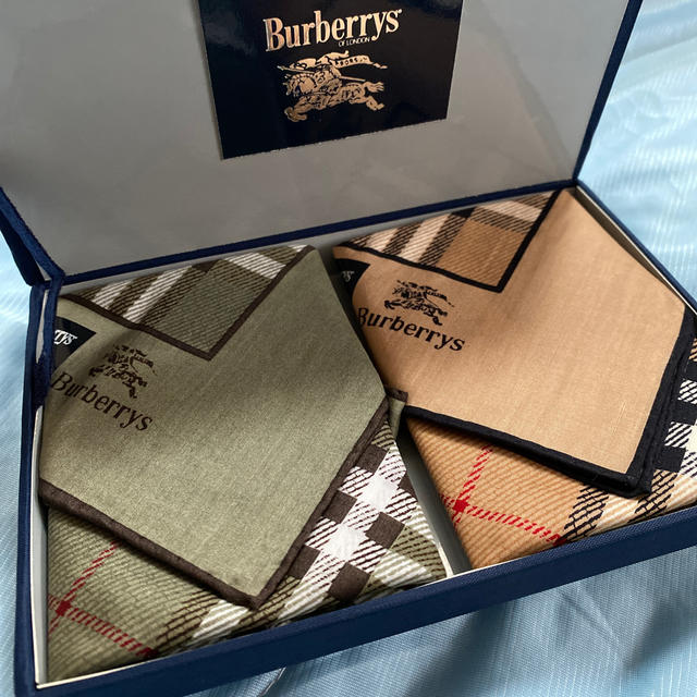 BURBERRY(バーバリー)のバーバリー　ハンカチ メンズのファッション小物(ハンカチ/ポケットチーフ)の商品写真