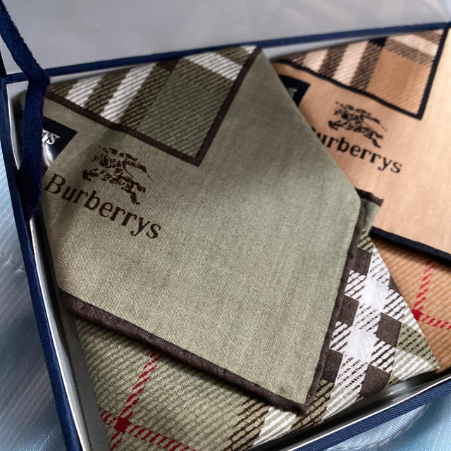 BURBERRY(バーバリー)のバーバリー　ハンカチ メンズのファッション小物(ハンカチ/ポケットチーフ)の商品写真