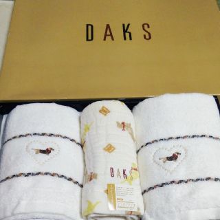 ダックス(DAKS)のDAKS タオル3枚セット(タオル/バス用品)