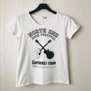 ページボーイ(PAGEBOY)の▼最終値下げ▼【PAGE BOY ページ ボーイ】半袖Tシャツ ホワイト ギター(Tシャツ(半袖/袖なし))