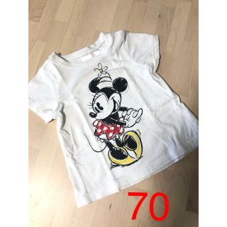 エイチアンドエム(H&M)のH&M ミニー トップス 70(シャツ/カットソー)