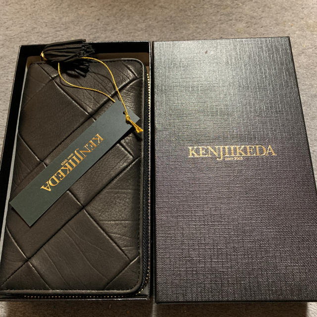 即日発送 新品 KENJI IKEDA ケンジイケダ クロコダイル 折り財布