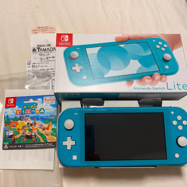 switch lightターコイズどう森セット-