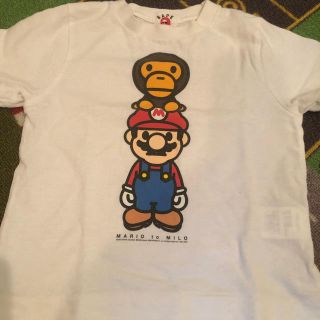 アベイシングエイプ(A BATHING APE)の★A BATHING APE ×マリオ　 Tシャツ　100cm(パンツ/スパッツ)