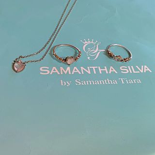 サマンサシルヴァ(Samantha Silva)のSamantha Silva シンデレラ　2連　リング　ネックレス　セット　9号(リング(指輪))