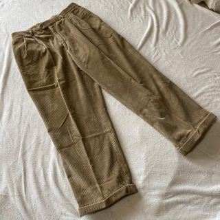 エディーバウアー(Eddie Bauer)のヴィンテージ コーデュロイ ワイドパンツ ベージュ(スラックス)