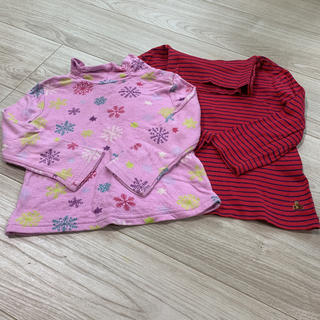 ベビーギャップ(babyGAP)のタートルネック　長袖　トップス　２枚セット(Tシャツ/カットソー)