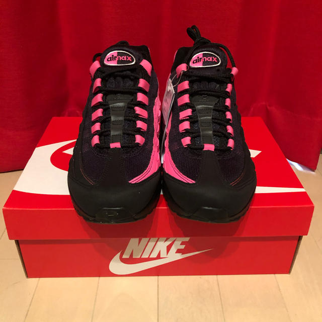 NIKE(ナイキ)の27cm 新品 NIKE AIR MAX 95 OG BLACK PINK メンズの靴/シューズ(スニーカー)の商品写真