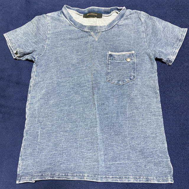 VENCE EXCHANGE(ヴァンスエクスチェンジ)のデニム  半袖Tシャツ キッズ/ベビー/マタニティのキッズ服男の子用(90cm~)(Tシャツ/カットソー)の商品写真