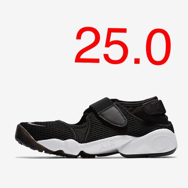 靴/シューズNIKE ナイキ AIR RIFT エアリフトブリーズ 25 黒 新品 ブラック