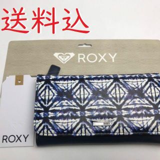 ロキシー(Roxy)の新品 ROXY ロキシー 長財布 MY LONG EYES ネイビー 紺(財布)