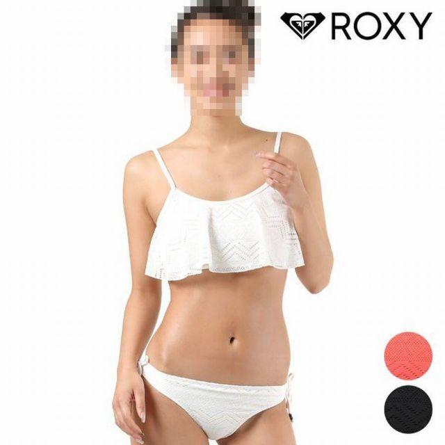 Roxy(ロキシー)のROXY ロキシー 水着 ビキニ レース フリル M 13,200円 白 レディースの水着/浴衣(水着)の商品写真