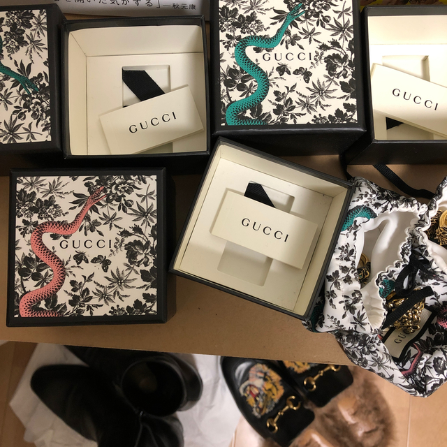 Gucci(グッチ)のgucci リング　3個セット メンズのアクセサリー(リング(指輪))の商品写真
