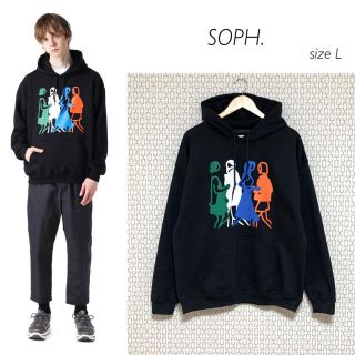 SOPH - 【美品】SOPHNET. JULIAN OPIE Runners. HOODIEの通販｜ラクマ