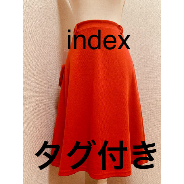 INDEX(インデックス)のindex タグ付き スカート レディースのスカート(ひざ丈スカート)の商品写真