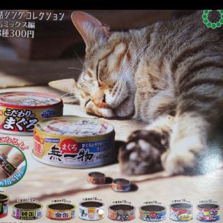 缶詰リングコレクション 猫缶ミックス編(猫)