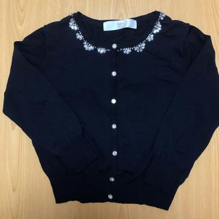 トッコ(tocco)のtocco closet ビジュー付きカーディガン (カーディガン)