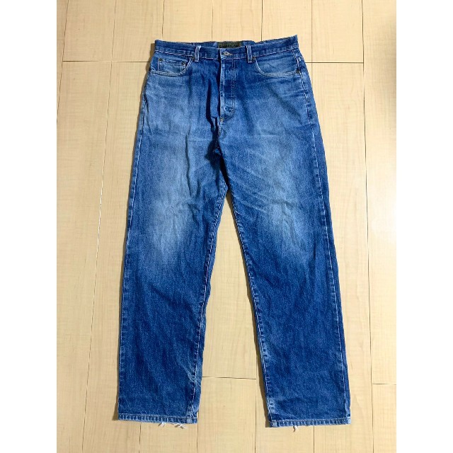 STUSSY - 【USA製】紺タグ STUSSY オールド デニムワイドパンツ W34の